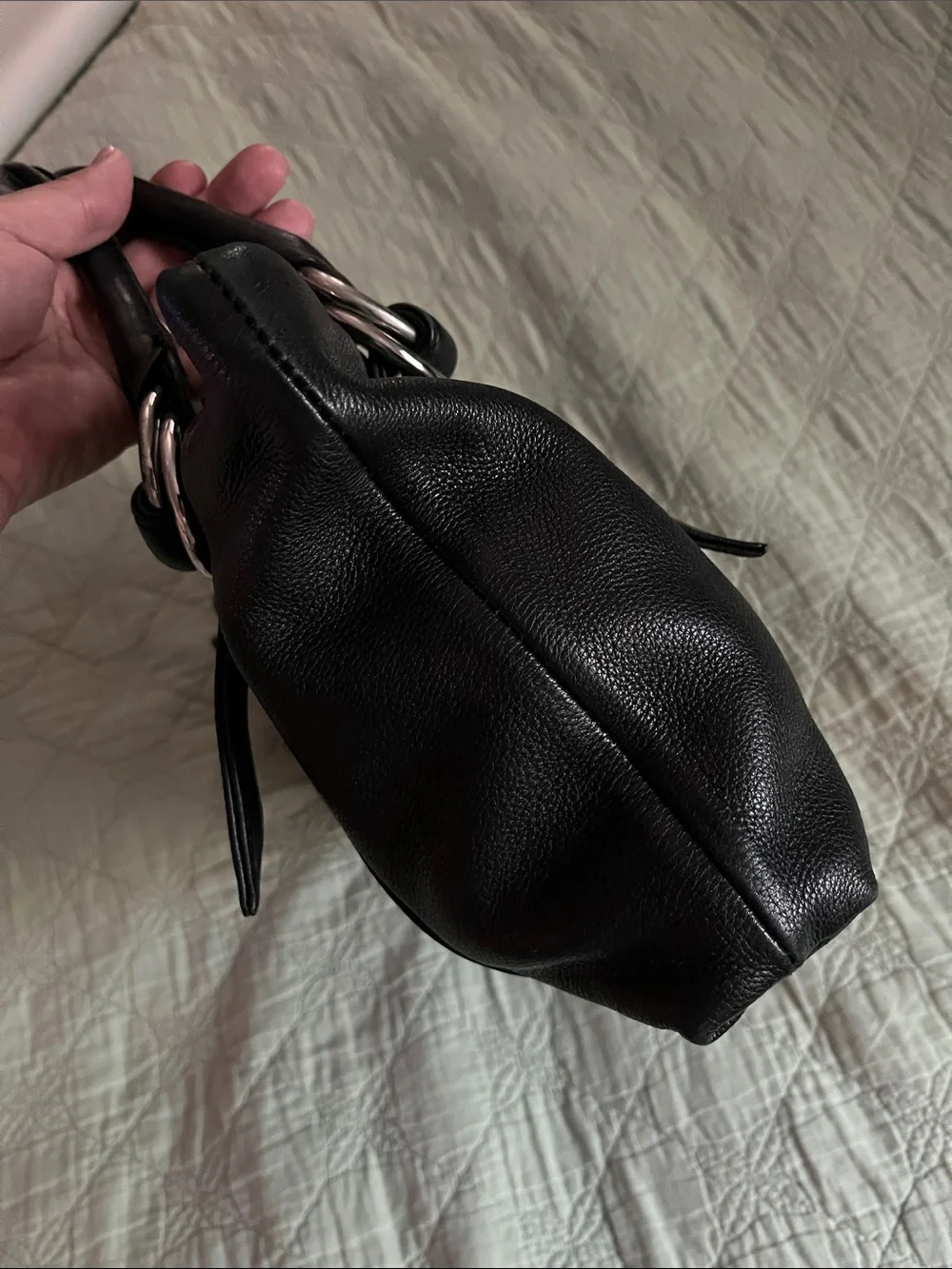 🍓TRADED🍓90s/Y2K EXPRESS Genuine Leather Satchel Handbag